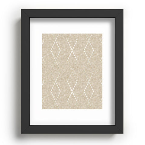 Little Arrow Design Co geometric boho diamonds Recessed Framing Rectangle