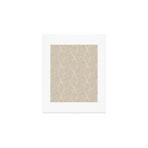 Little Arrow Design Co geometric boho diamonds Art Print