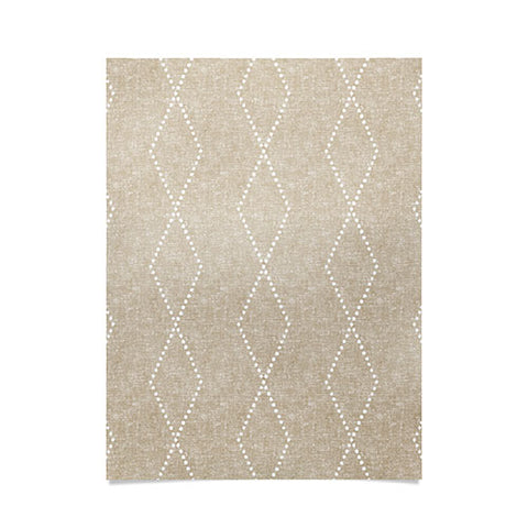 Little Arrow Design Co geometric boho diamonds Poster