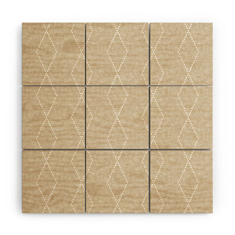 Little Arrow Design Co geometric boho diamonds Wood Wall Mural