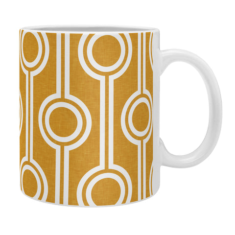 Little Arrow Design Co geometric chains gold Coffee Mug