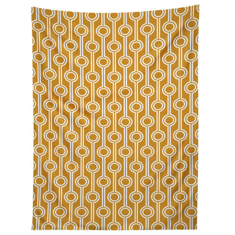 Little Arrow Design Co geometric chains gold Tapestry