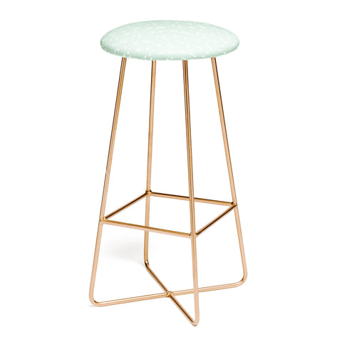 Little Arrow Design Co geometric evergreen Bar Stool