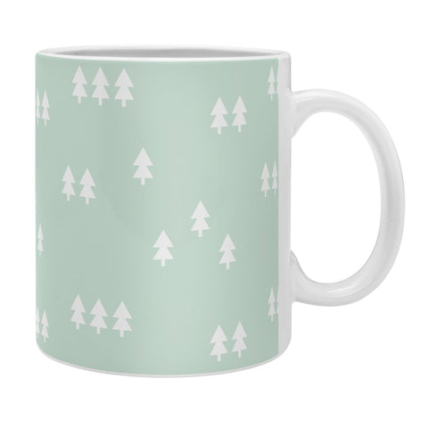 Little Arrow Design Co geometric evergreen Coffee Mug