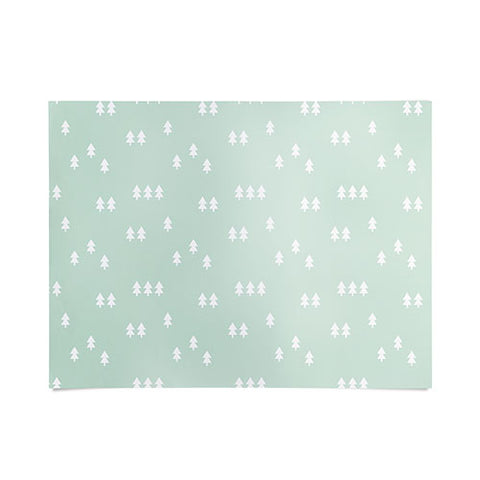 Little Arrow Design Co geometric evergreen Poster