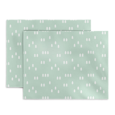 Little Arrow Design Co geometric evergreen Placemat