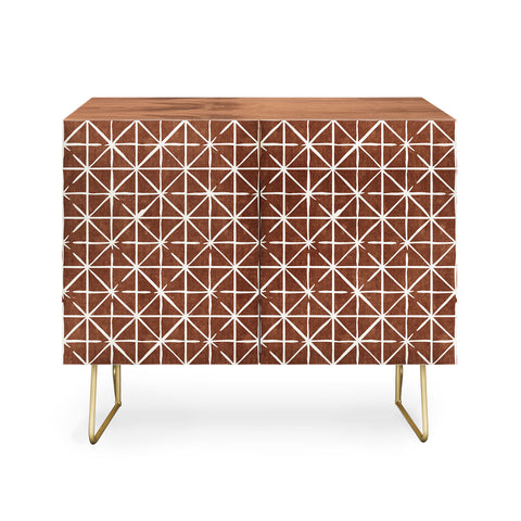 Little Arrow Design Co geometric triangles brandywin Credenza