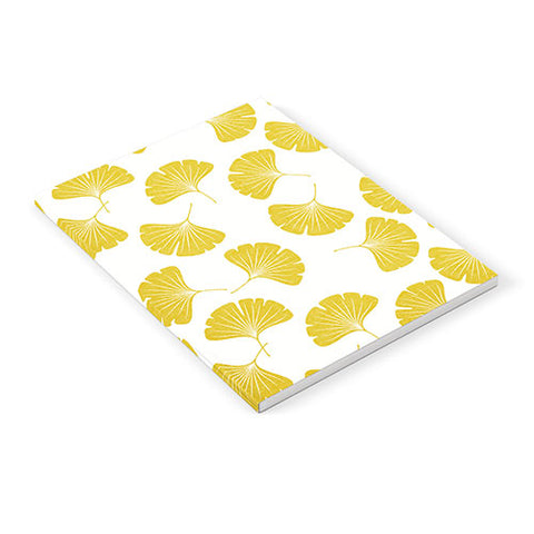 Little Arrow Design Co gold ginkgo leaves Notebook