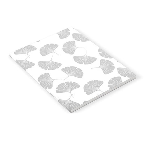 Little Arrow Design Co gray ginkgo leaves Notebook