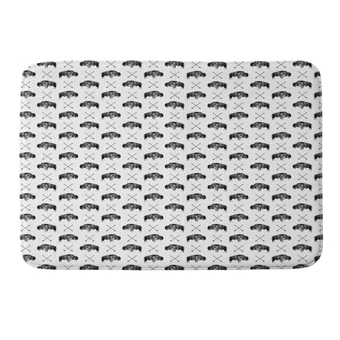 Little Arrow Design Co GREAT BUFFALO 1 Memory Foam Bath Mat