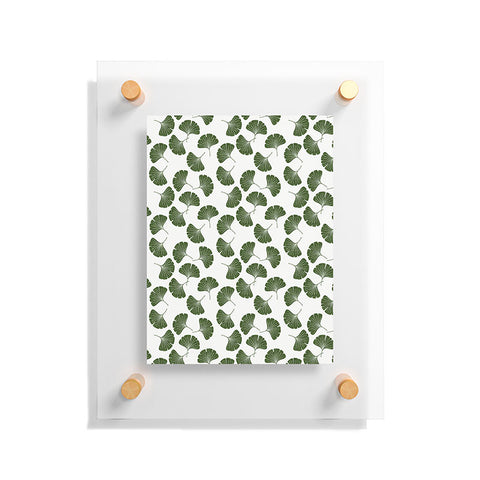 Little Arrow Design Co green ginkgo leaves Floating Acrylic Print