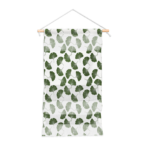 Little Arrow Design Co green ginkgo leaves Wall Hanging Portrait