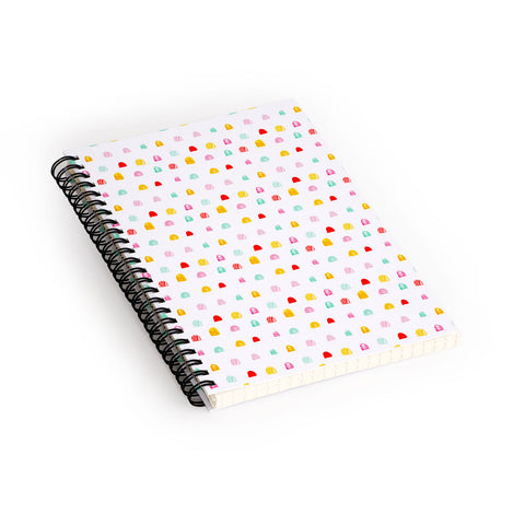 Little Arrow Design Co gum drops Spiral Notebook