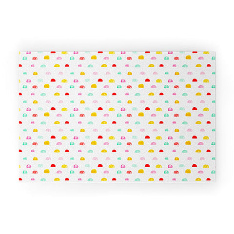 Little Arrow Design Co gum drops Welcome Mat