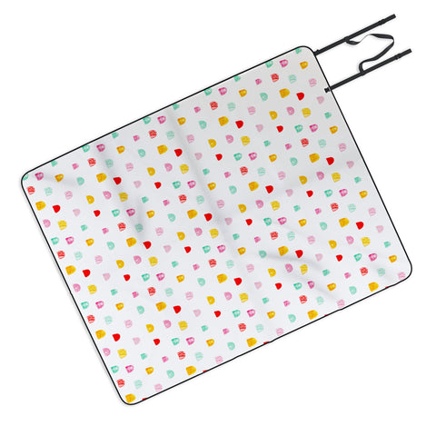 Little Arrow Design Co gum drops Picnic Blanket