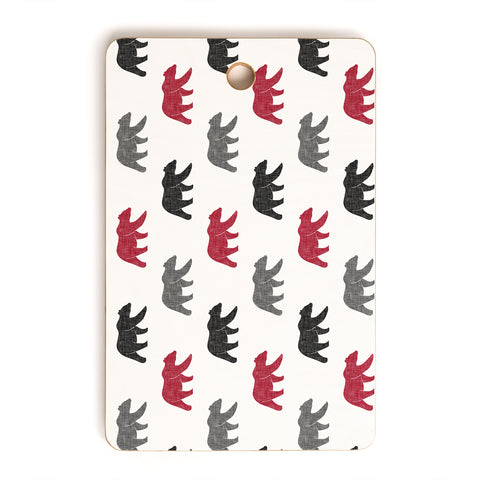 Little Arrow Design Co happy camper bears Cutting Board Rectangle