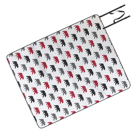 Little Arrow Design Co happy camper bears Picnic Blanket