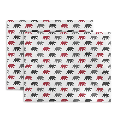 Little Arrow Design Co happy camper bears Placemat