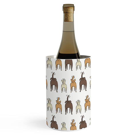 Little Arrow Design Co Happy Dogs Wine Chiller