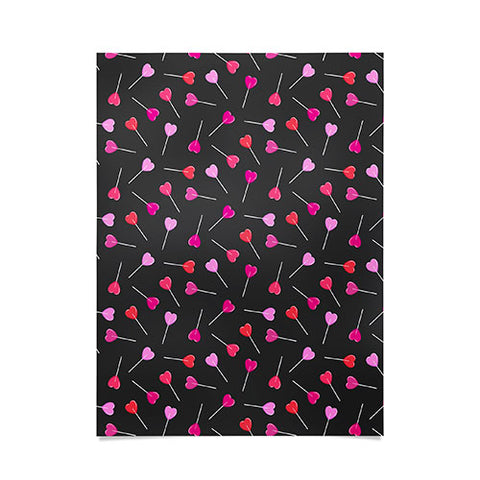 Little Arrow Design Co heart lollies Poster