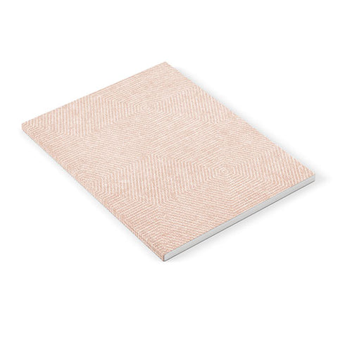 Little Arrow Design Co hexagon stripes blush Notebook