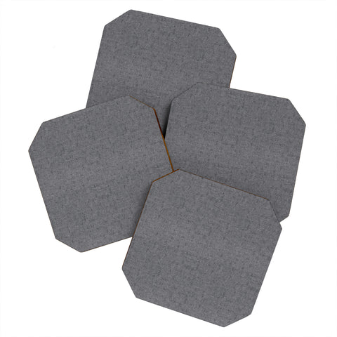 Little Arrow Design Co hexagon stripes gray Coaster Set