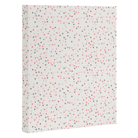 Little Arrow Design Co hugs and kisses XO Art Canvas