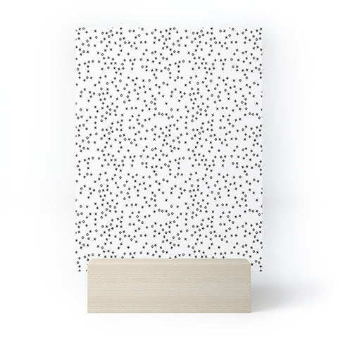 Little Arrow Design Co hugs and kisses XO monochrome Mini Art Print