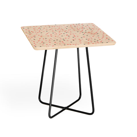 Little Arrow Design Co hugs and kisses XO Square Side Table