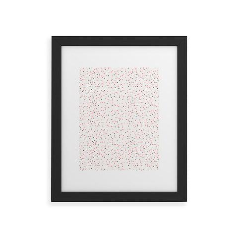Little Arrow Design Co hugs and kisses XO Framed Art Print