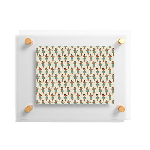 Little Arrow Design Co hula girl Floating Acrylic Print