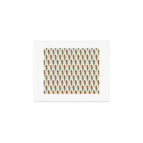 Little Arrow Design Co hula girl Art Print