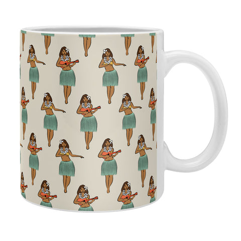Little Arrow Design Co hula girl Coffee Mug
