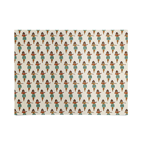 Little Arrow Design Co hula girl Poster