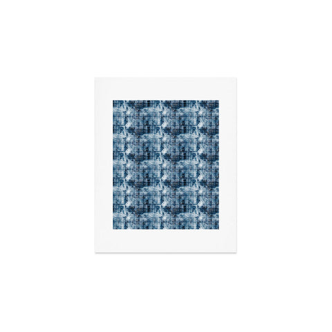 Little Arrow Design Co indigo grunge Art Print