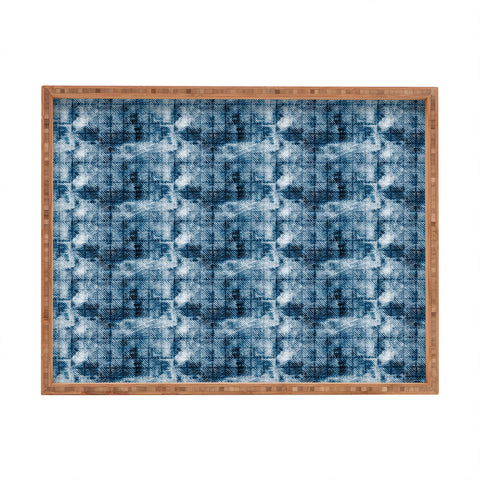 Little Arrow Design Co indigo grunge Rectangular Tray