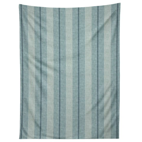 Little Arrow Design Co ivy stripes dusty blue Tapestry