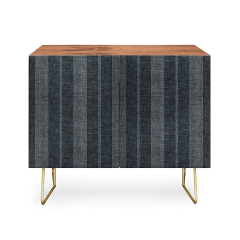Little Arrow Design Co ivy stripes gray blue Credenza