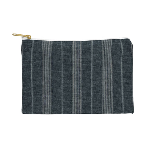 Little Arrow Design Co ivy stripes gray blue Pouch