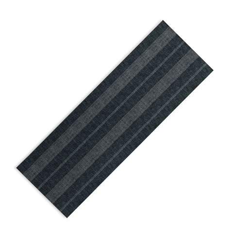 Little Arrow Design Co ivy stripes gray blue Yoga Mat