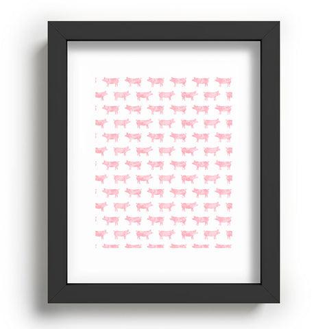 Little Arrow Design Co Just Pigs Recessed Framing Rectangle