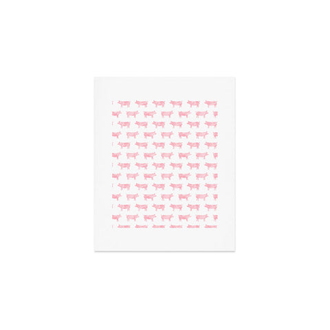 Little Arrow Design Co Just Pigs Art Print