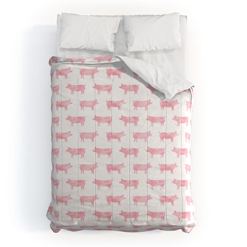 Little Arrow Design Co Just Pigs Comforter