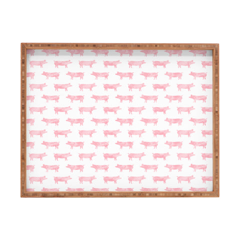 Little Arrow Design Co Just Pigs Rectangular Tray