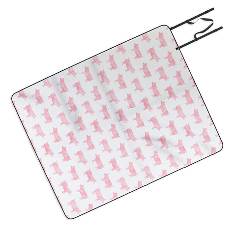 Little Arrow Design Co Just Pigs Picnic Blanket