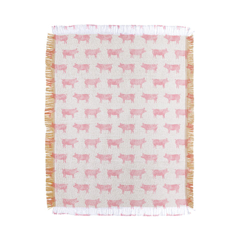 Little Arrow Design Co Just Pigs Throw Blanket