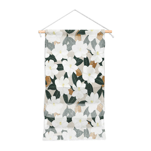 Little Arrow Design Co magnolia flower greige Wall Hanging Portrait