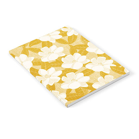 Little Arrow Design Co magnolia flower mustard Notebook