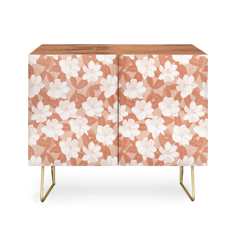Little Arrow Design Co magnolia flower terracotta Credenza