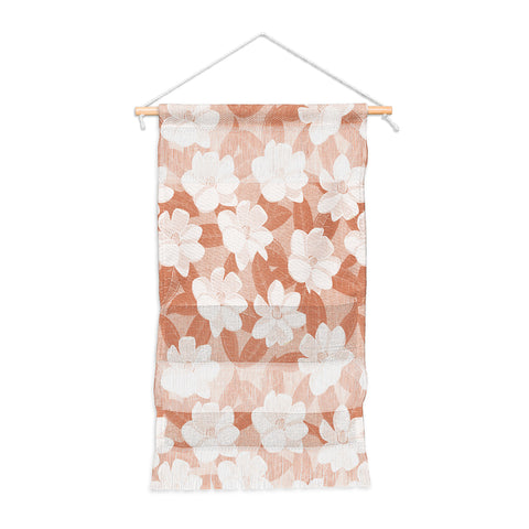 Little Arrow Design Co magnolia flower terracotta Wall Hanging Portrait